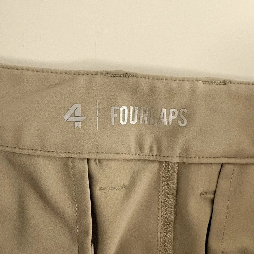 Fourlaps 4laps Short Khaki Sz 32 Chino Preppy